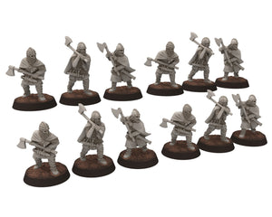 Wildmen - Wildmen Infantry Army bundle, Dun warriors warband, Middle rings miniatures for wargame D&D, Lotr... Medbury miniatures