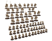 Charger l&#39;image dans la galerie, Vendel Era - Infantry bundle, Germanic Tribe Warband Warriors, 7 century, miniatures 28mm, for wargame Historical... Medbury miniature
