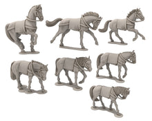 Charger l&#39;image dans la galerie, Wildmen - x18 Warhorses, Wildmen - Rohan Cavalry, Dun warriors warband, Middle rings miniatures for wargame D&amp;D, Lotr... Medbury miniatures
