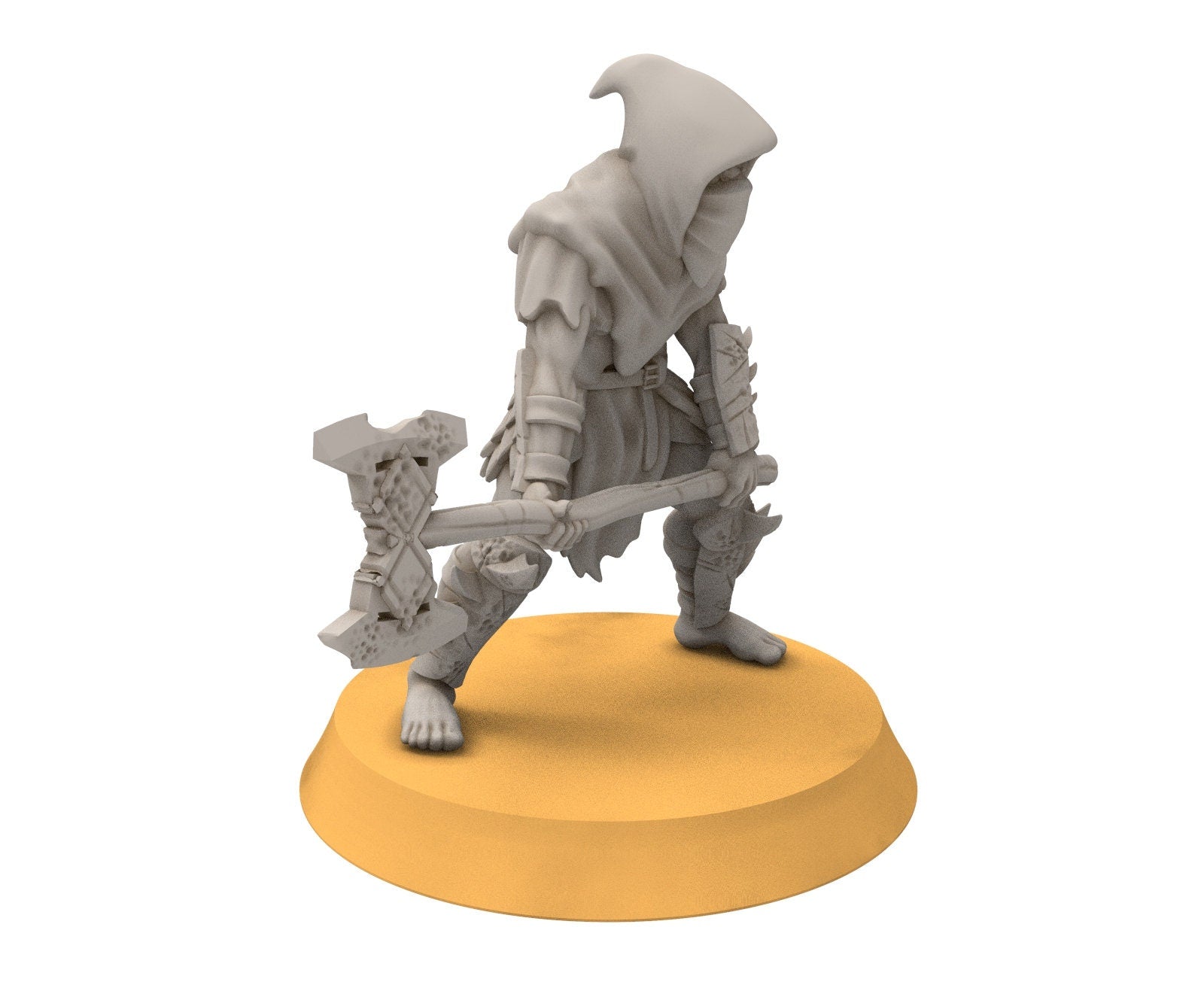 Goblin cave - Elite Goblin rangers with large axes , Dwarf mine, Middle rings miniatures pour wargame D&D, SDA...