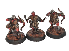 Load image into Gallery viewer, Orcs horde - Orc Armoured Scouts with Bows, Orc warriors warband, Middle rings miniatures for wargame D&amp;D, Lotr... Medbury miniatures
