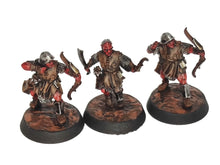 Load image into Gallery viewer, Orcs horde - Orc Armoured Scouts with Bows, Orc warriors warband, Middle rings miniatures for wargame D&amp;D, Lotr... Medbury miniatures
