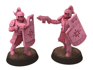 Harbingers of darkness - Luxury god Axes - Specist infantry, Siege of Vos-Phorax, Quartermaster3D tabletop wargame modular miniatures