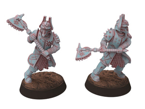 Harbingers of darkness - Blood god Axes - Specist infantry, Siege of Vos-Phorax, Quartermaster3D tabletop wargame modular miniatures