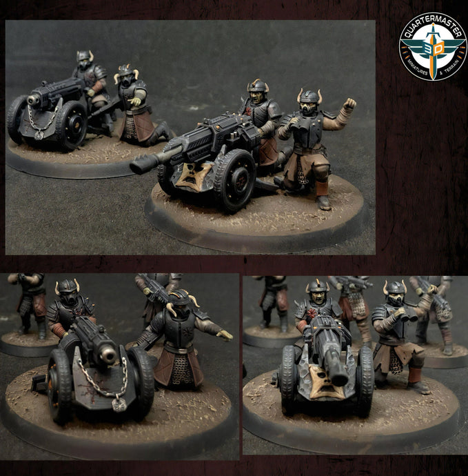 Harbingers of darkness - Heretic Bloodsworn Heavy weapon - Support weapon - Siege of Vos-Phorax, Quartermaster3D wargame modular miniatures