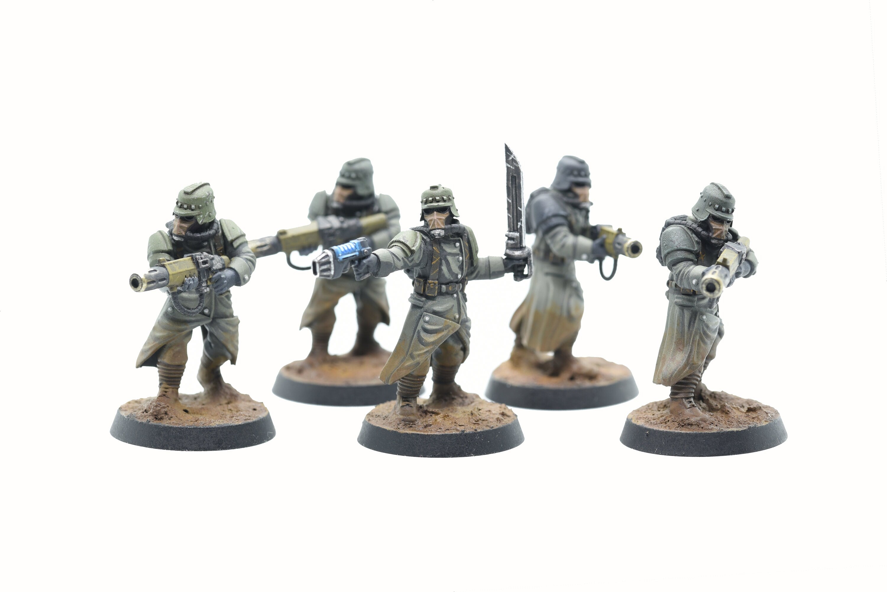 Grimguard - Evaporators, mechanized infantry, post apocalyptic empire, usable for tabletop wargame.