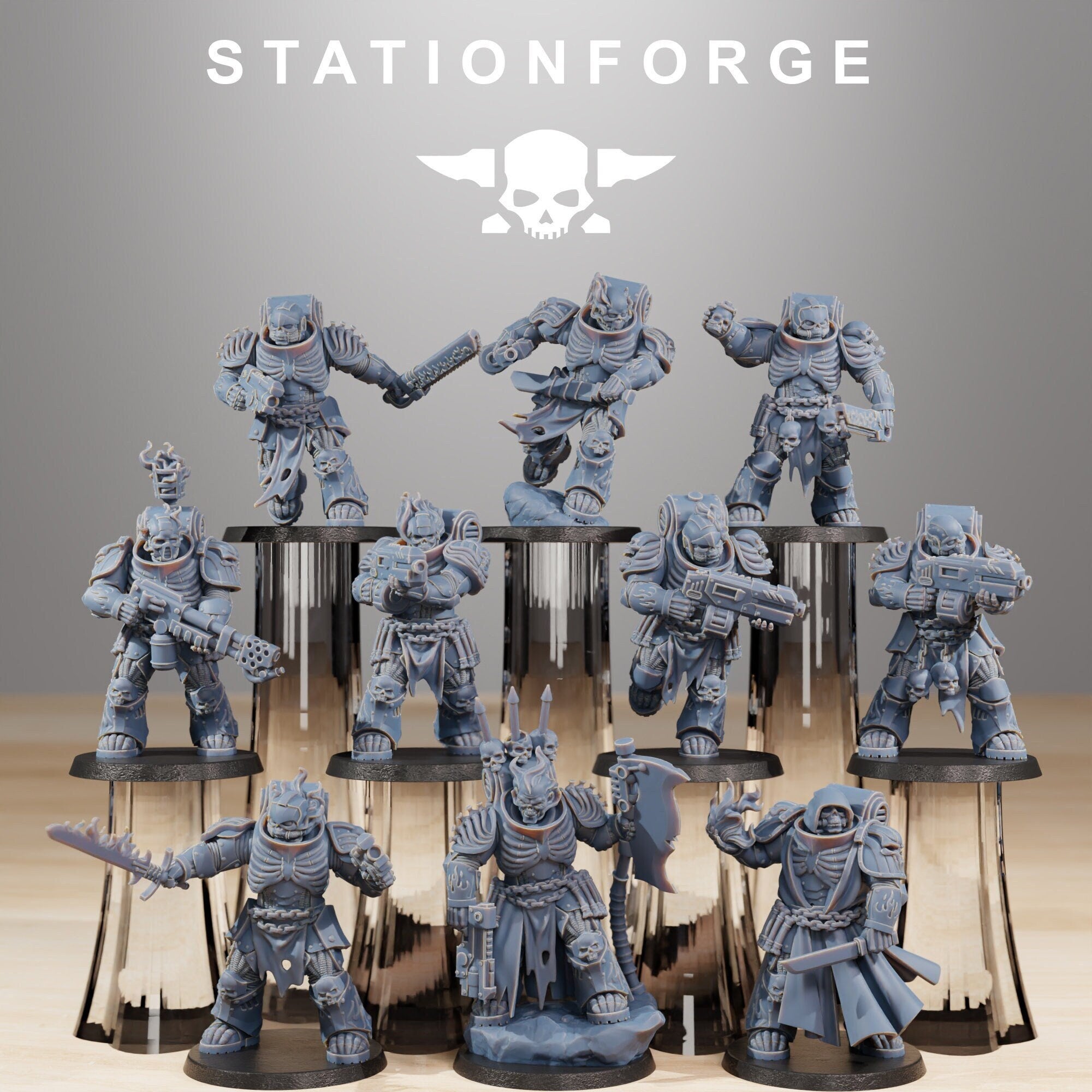 Socratis - Doom Reapers, mechanized infantry, post apocalyptic empire, usable for tabletop wargame.