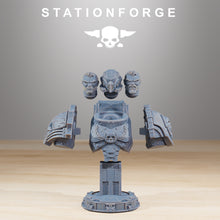 Load image into Gallery viewer, Socratis - Statue collectible and Bust, mechanized infantry, post apocalyptic empire, usable for tabletop wargame.
