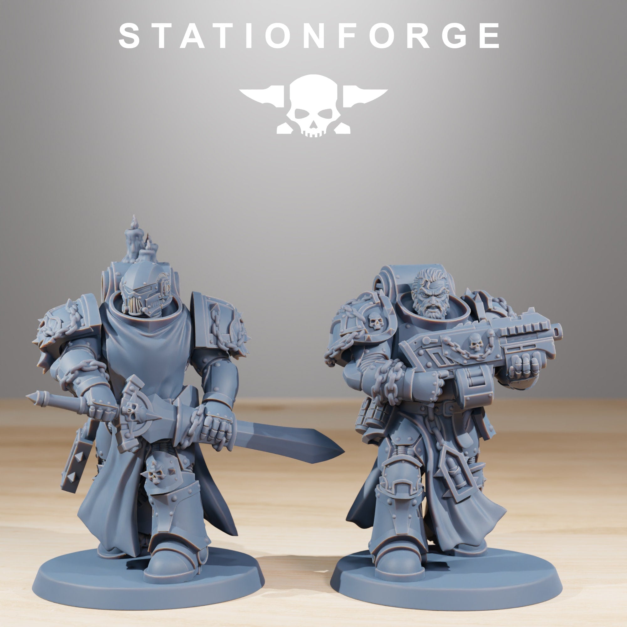 Socratis - Crusaders, mechanized infantry, post apocalyptic empire, usable for tabletop wargame.