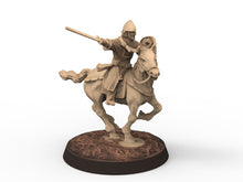 Charger l&#39;image dans la galerie, Medieval - Norman Knights staff, 11th century, Norman dynasty, Medieval soldiers, 28mm Historical Wargame, Saga... Medbury miniatures
