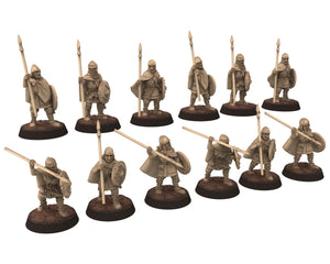 Vendel Era - Axemen, Warriors Warband, Germanic Tribe, 7 century, miniatures 28mm, Infantry for wargame Historical... Medbury miniature