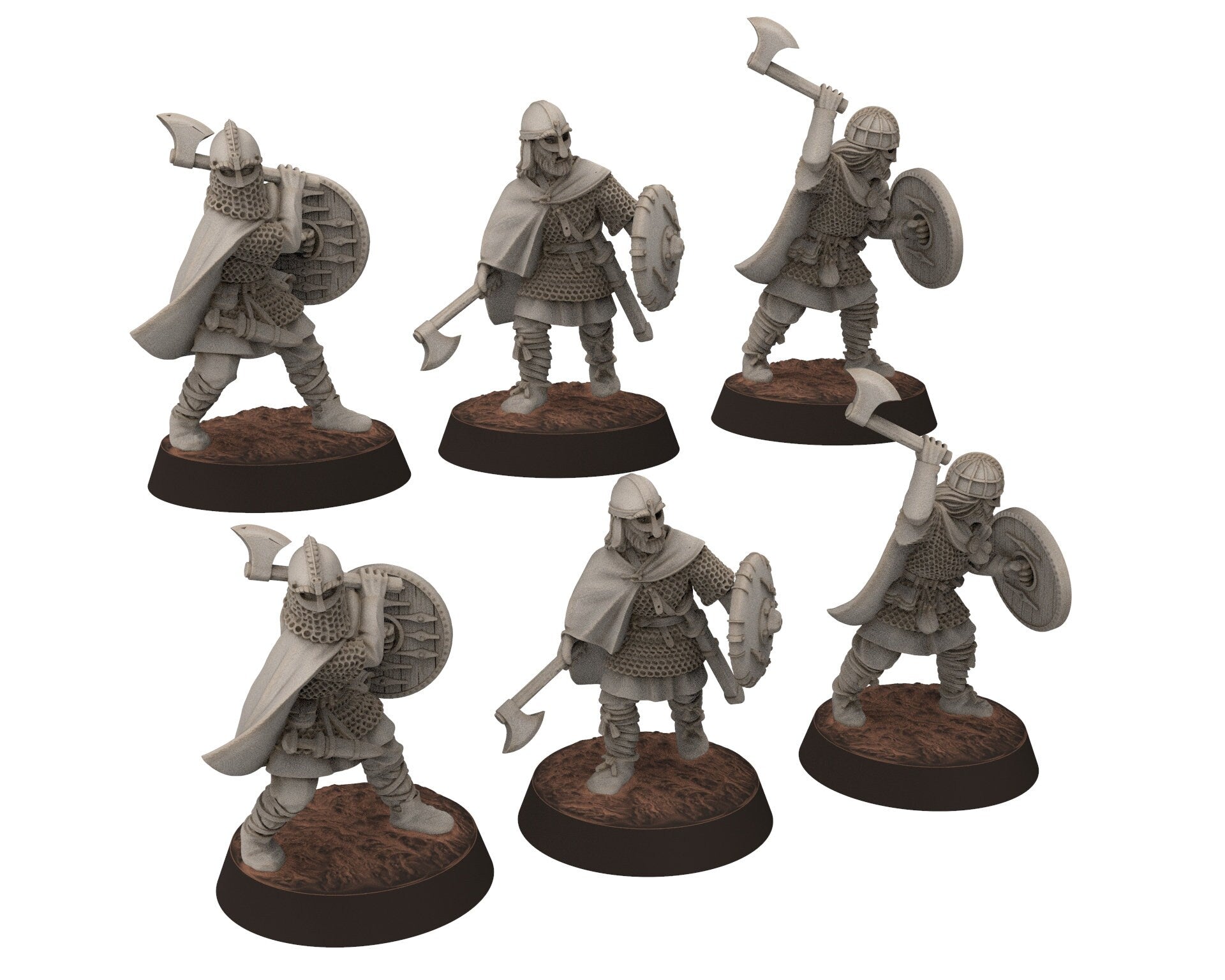 Wildmen - Wildmen Infantry Army bundle, Dun warriors warband, Middle rings miniatures for wargame D&D, Lotr... Medbury miniatures