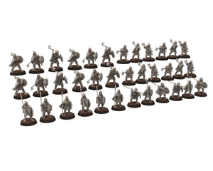 Wildmen - Wildmen Full Army bundle, Dun warriors warband, Middle rings miniatures for wargame D&D, Lotr... Medbury miniatures