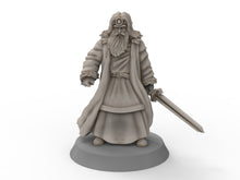 Load image into Gallery viewer, Rohan - King Thodén, Kingdom of Rohan, the Horse-lords, rider of the mark, minis for wargame D&amp;D, Lotr...
