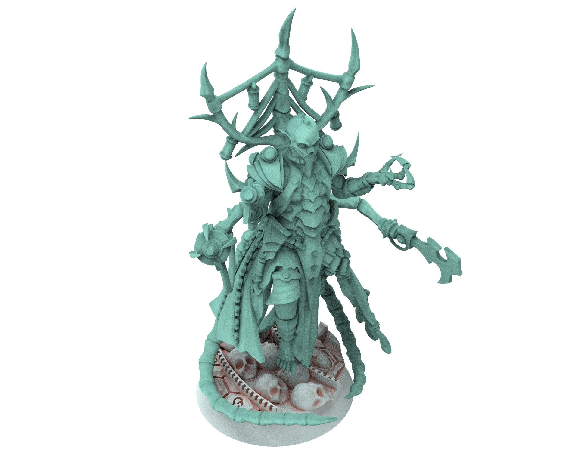 Dark City - Prime Painmaker Lord, Prime Leader of The Obsessed Tortured warriors, Sadistic soldiers Dark eldar drow