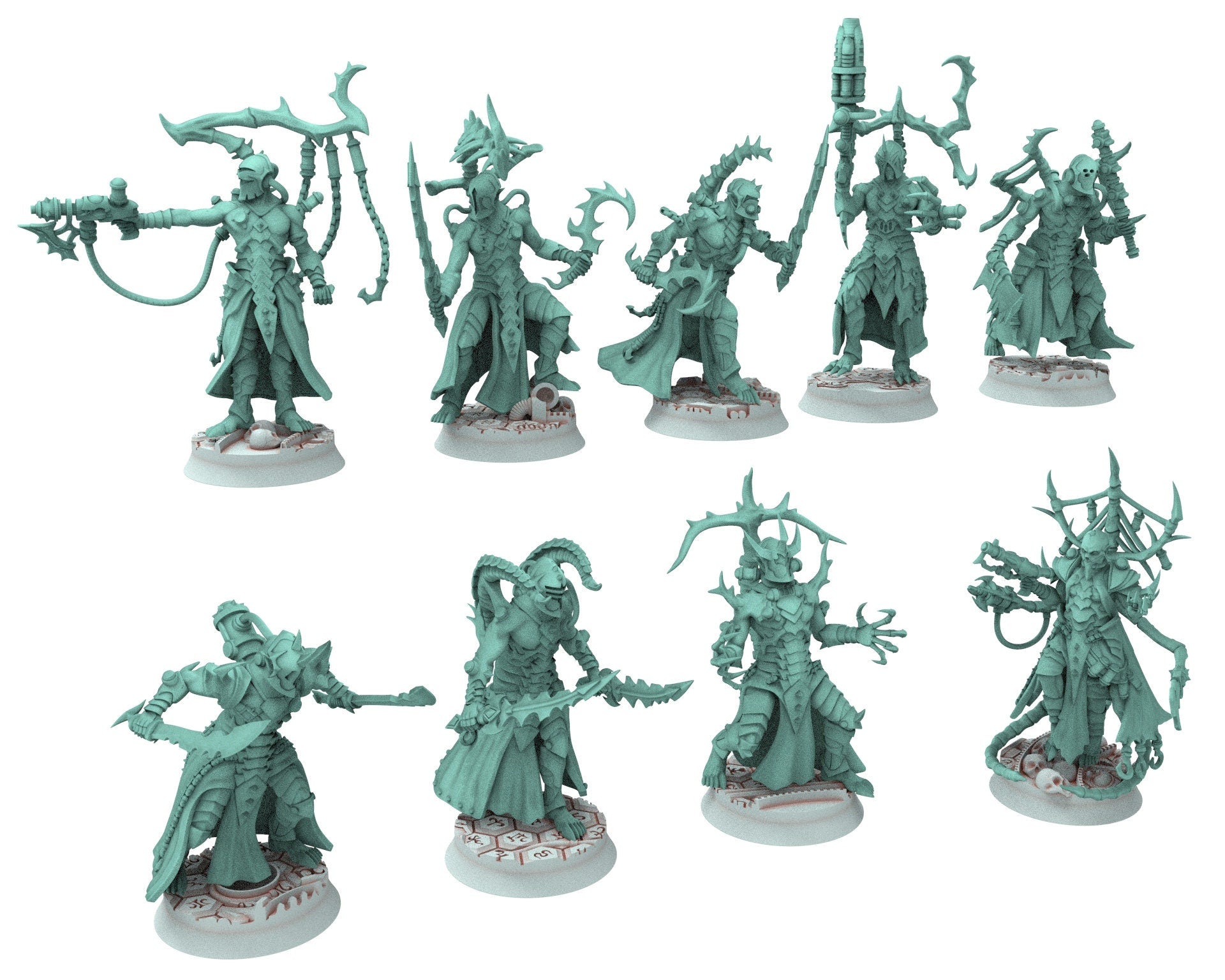 Dark City - The Obsessed, Tortured warriors polyvalent & sadistic soldiers Dark eldar drow