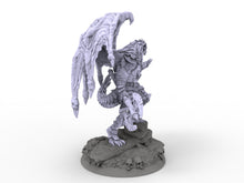 Load image into Gallery viewer, Creatures - Draconian Knight, Time Abyss, for Wargames, Pathfinder, Dungeons &amp; Dragons and other TTRPG.
