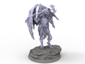 Creatures - Draconian Knight, Time Abyss, for Wargames, Pathfinder, Dungeons & Dragons and other TTRPG.