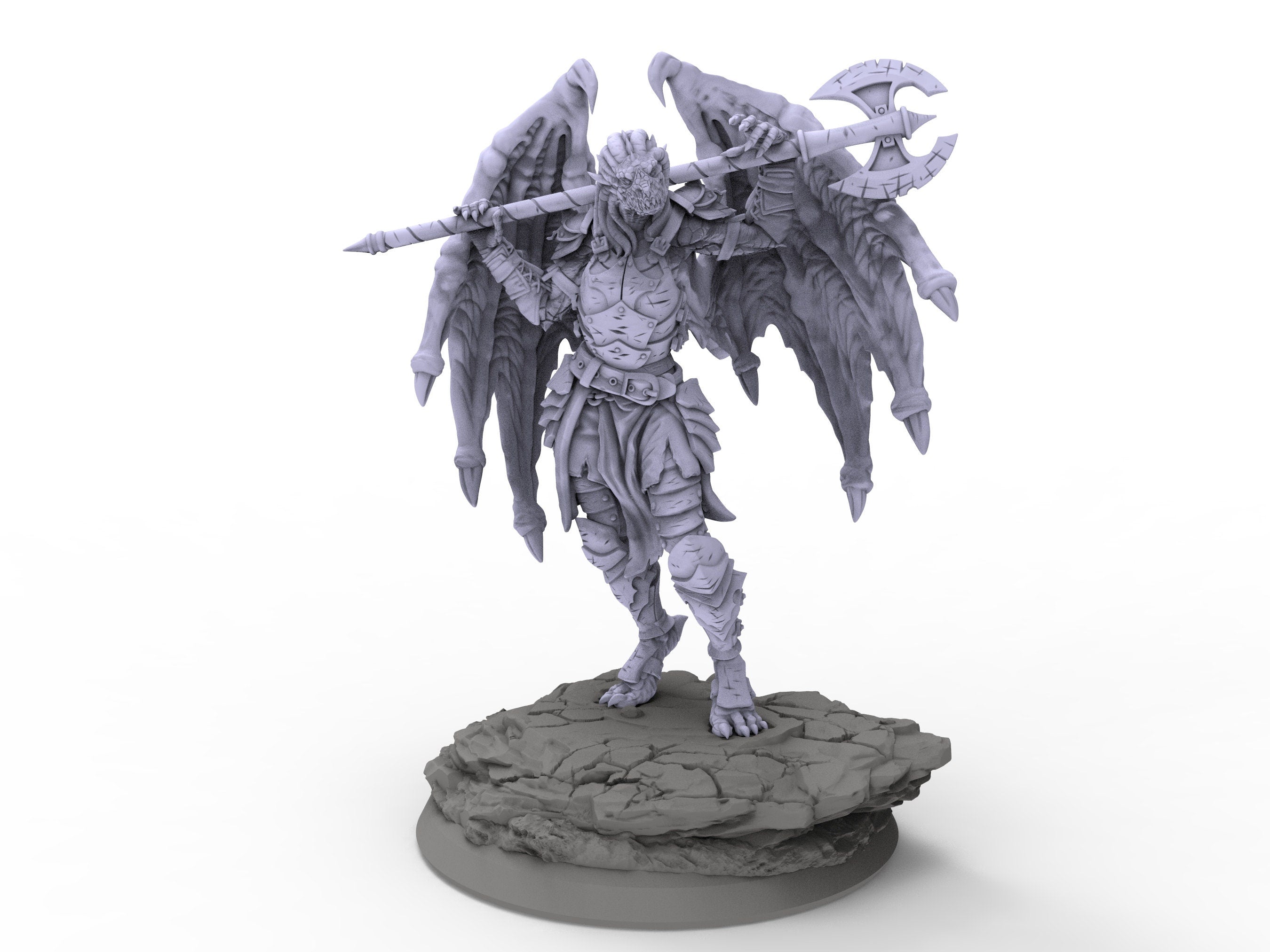 Creatures - Draconian Knight, Time Abyss, for Wargames, Pathfinder, Dungeons & Dragons and other TTRPG.