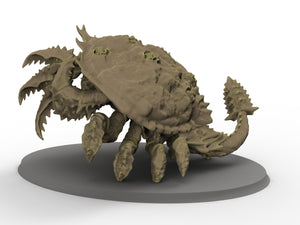 Fukai - Giant Slasher Crab ,usable for tabletop wargame Pathfinder, Dungeons and Dragons and other TTRPS.