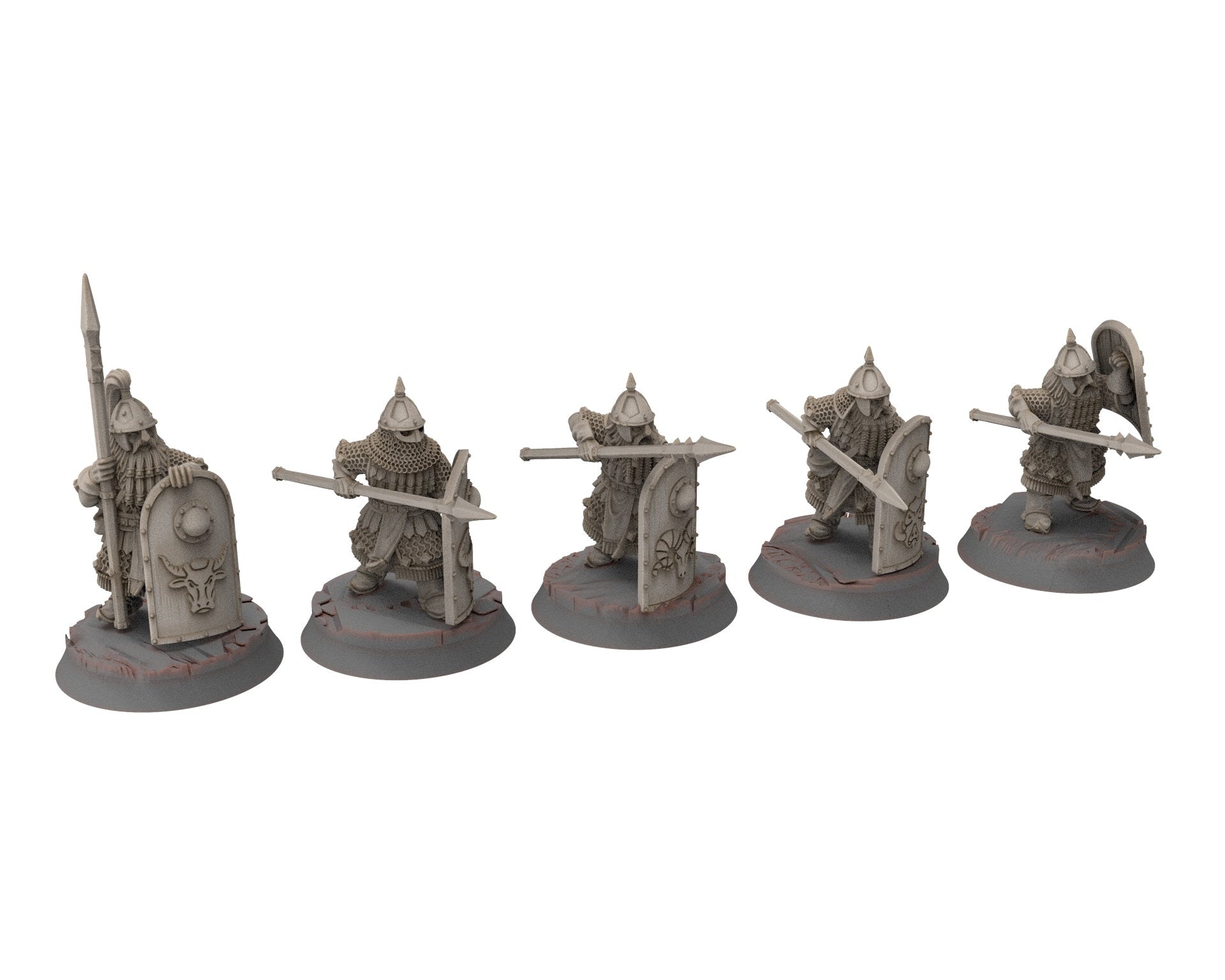 Dwarves - Gur-Adur Army Bundle, The Dwarfs of The Mountains, for Lotr, Medbury miniatures