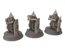 Load image into Gallery viewer, Dwarves - Gur-Adur Elite warriors, The Dwarfs of The Mountains, for Lotr, Medbury miniatures
