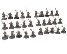 Load image into Gallery viewer, Dwarves - Gur-Adur Banner Bearer, The Dwarfs of The Mountains, for Lotr, Medbury miniatures
