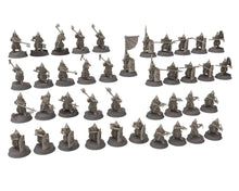 Load image into Gallery viewer, Dwarves - Gur-Adur Elite warriors, The Dwarfs of The Mountains, for Lotr, Medbury miniatures
