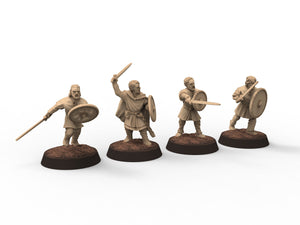 Medieval - Ceorls, 11th century, Ceorl Slingers, 28mm Historical Wargame, Saga... Medbury miniatures