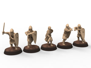 Medieval - Light Archers, 11th century, Medieval soldiers, 28mm Historical Wargame, Saga... Medbury miniatures