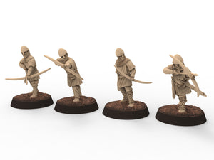 Medieval - Light crossbowmen, 11th century, Medieval soldiers, 28mm Historical Wargame, Saga... Medbury miniatures