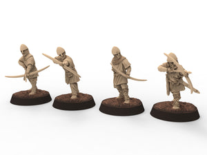 Medieval - Light spearmen, 11th century, Medieval soldiers, 28mm Historical Wargame, Saga... Medbury miniatures