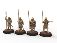 Load image into Gallery viewer, Medieval - Lord Robett Woode, 11th century, Medieval soldiers, 28mm Historical Wargame, Saga... Medbury miniatures
