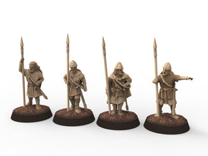 Medieval - Lords Retinue, 11th century, Medieval soldiers, 28mm Historical Wargame, Saga... Medbury miniatures