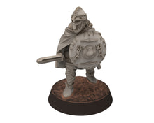 Load image into Gallery viewer, Vendel Era - Horn Blower, Germanic Warrior Warband, 7 century, miniatures 28mm, Infantry for wargame Historical Saga... Medbury miniature
