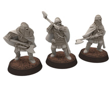 Load image into Gallery viewer, Vendel Era - King Hygelac, Iconic Hero Epic Warrior, 7 century, miniatures 28mm, Infantry for wargame Historical Saga... Medbury miniature
