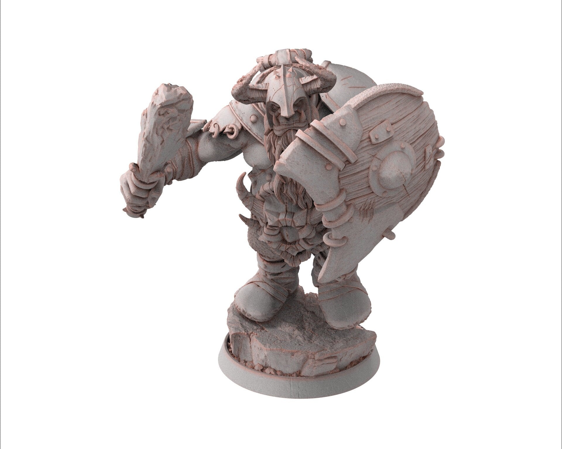 Ogre - Krombag Snapper, Followers of the Moon Gulper, daybreak miniatures, for Wargames, Pathfinder, Dungeons & Dragons TTRPG