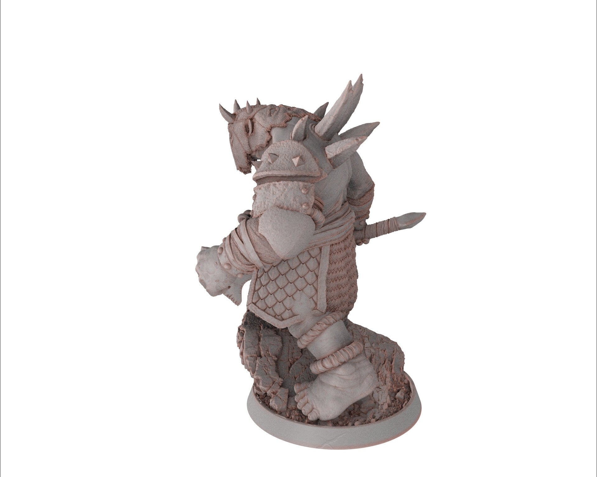 Ogre - Namaar Firefrency, Followers of the Moon Gulper, daybreak miniatures, for Wargames, Pathfinder, Dungeons & Dragons TTRPG