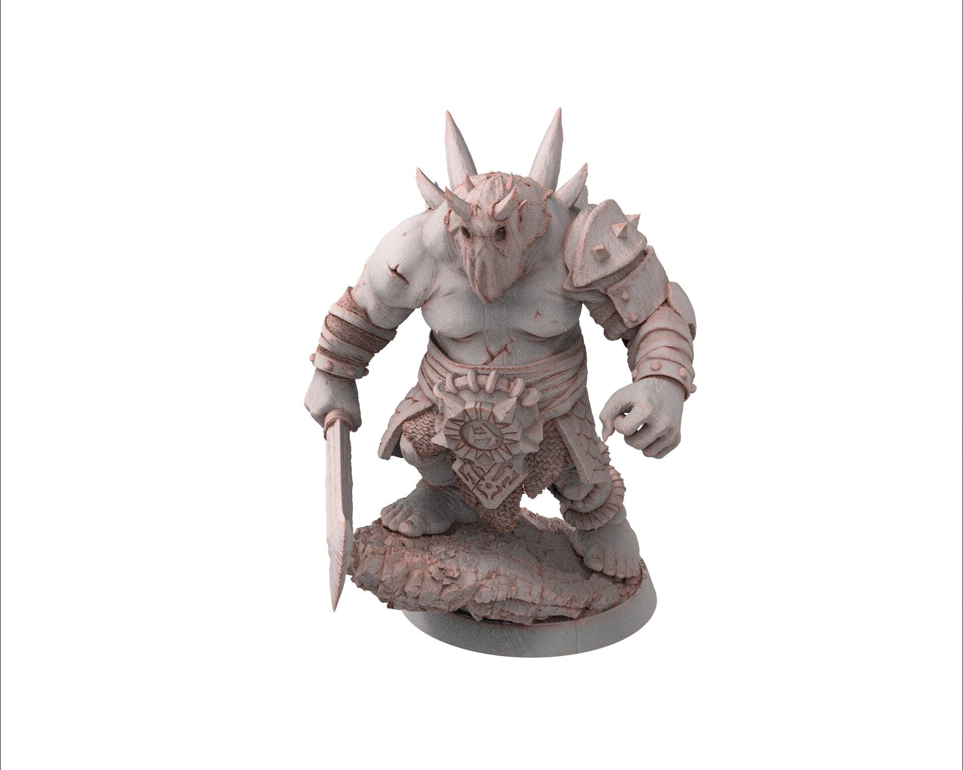 Ogre - Namaar Firefrency, Followers of the Moon Gulper, daybreak miniatures, for Wargames, Pathfinder, Dungeons & Dragons TTRPG