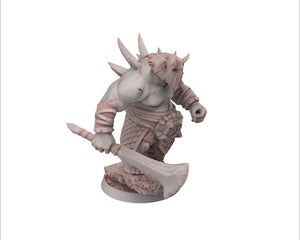 Ogre - Namaar Firefrency, Followers of the Moon Gulper, daybreak miniatures, for Wargames, Pathfinder, Dungeons & Dragons TTRPG