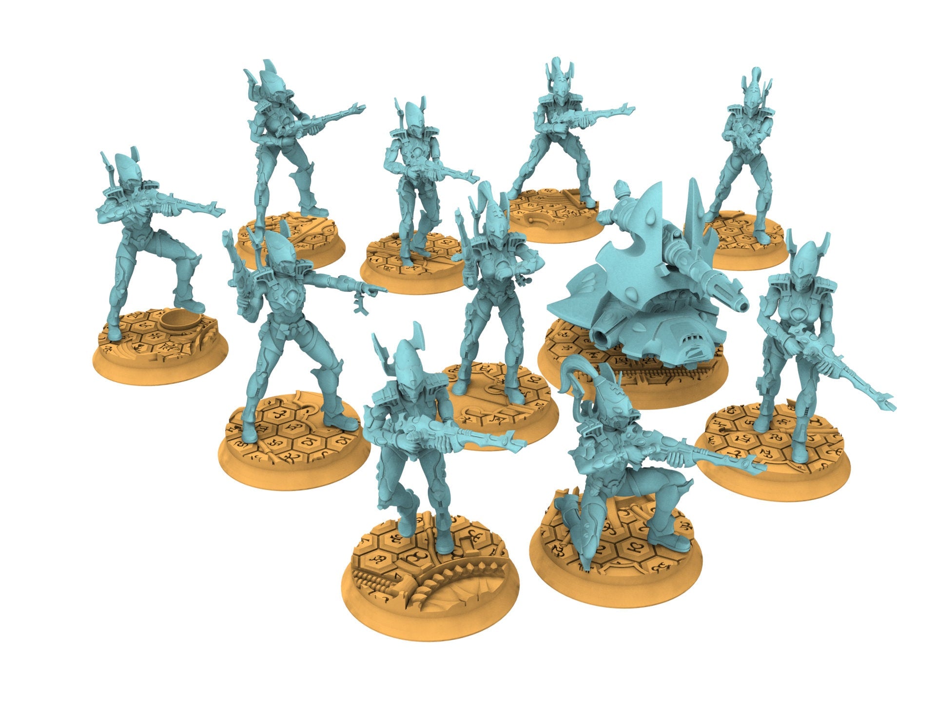 Space Elves - Sentinels & Mobile Gun