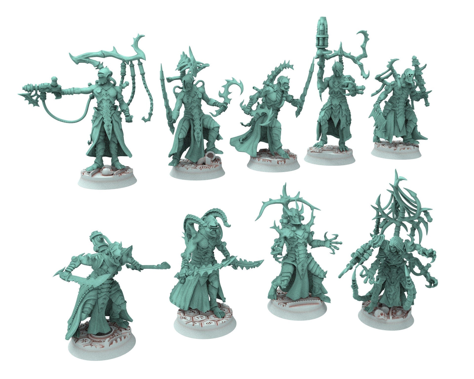 Dark City - The Obsessed, Tortured warriors polyvalent & sadistic soldiers Dark eldar drow