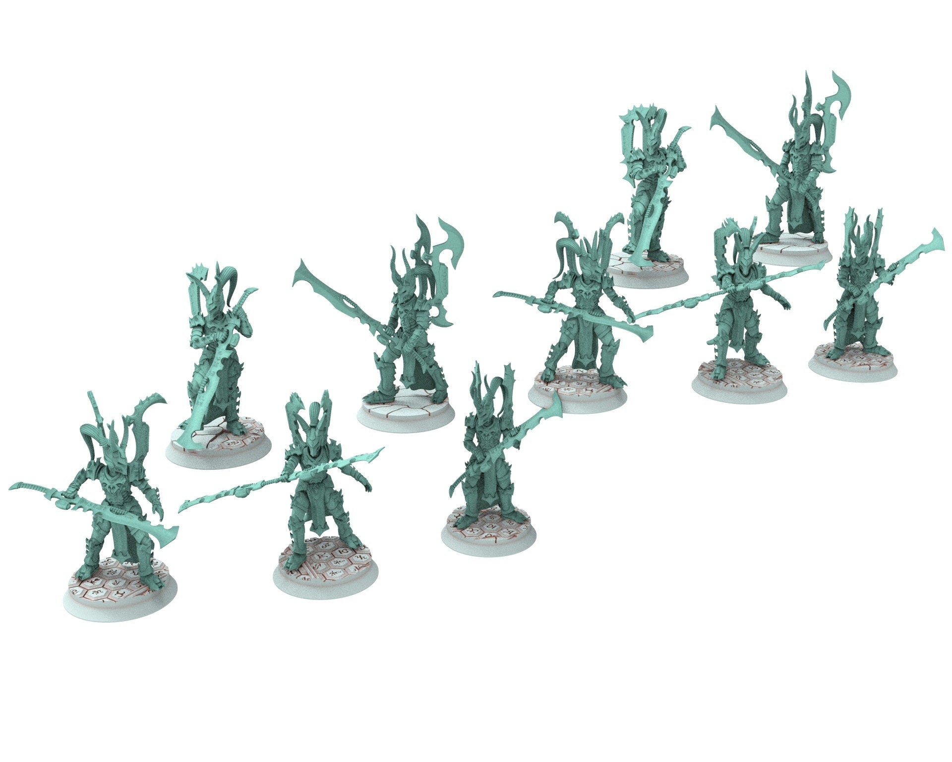 Dark City - War demons Personnal Guard mercenaries Temple Dark eldar drow