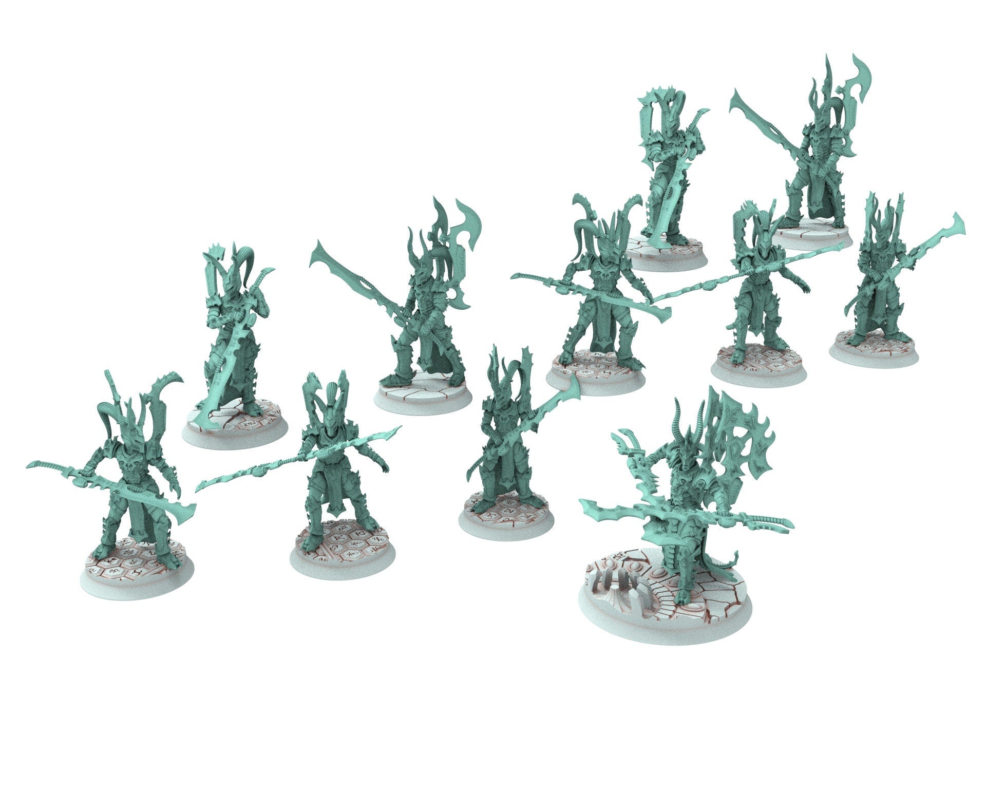 Dark City - Master of blades - Legendary warrior War demons Personnal Guard mercenaries Temple Dark eldar drow