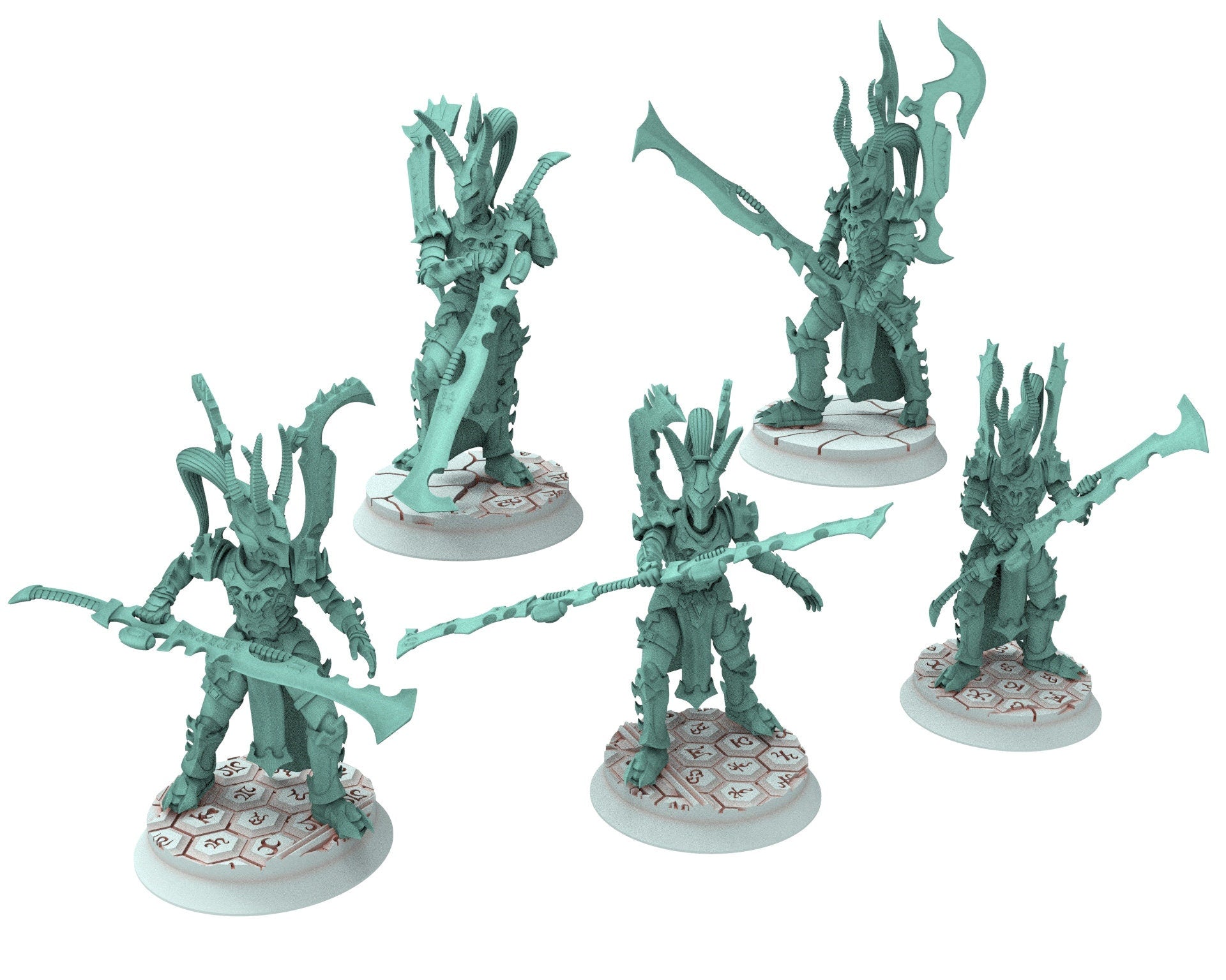 Dark City - War demons Personnal Guard mercenaries Temple Dark eldar drow