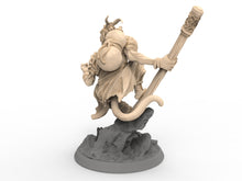 Load image into Gallery viewer, Humans - The Monkey King, for Wargames, Pathfinder, Dungeons &amp; Dragons and other TTRPG.
