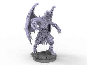 Creatures - Draconian Fighter, Time Abyss, for Wargames, Pathfinder, Dungeons & Dragons and other TTRPG.