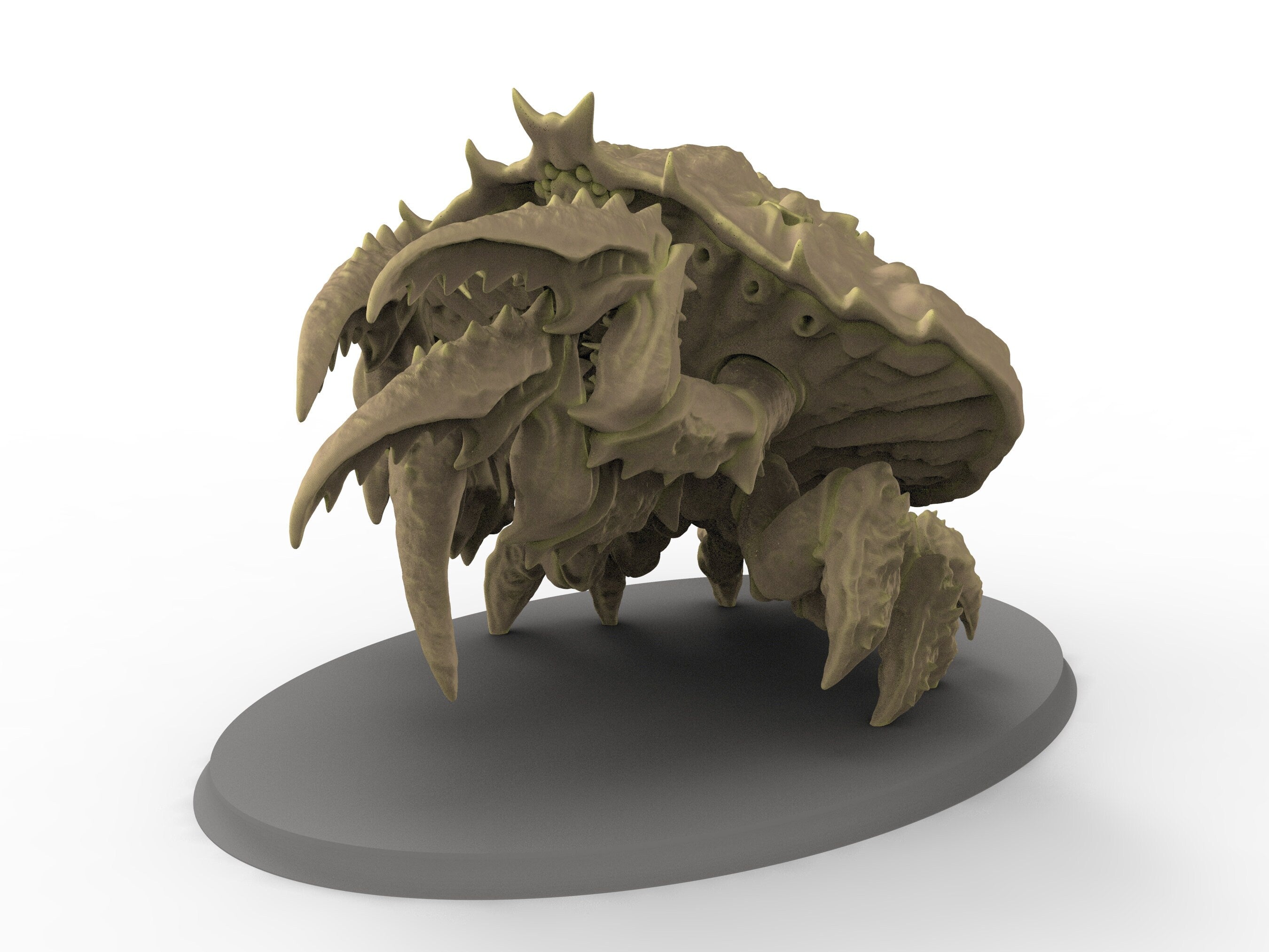 Fukai - Giant Slasher Crab ,usable for tabletop wargame Pathfinder, Dungeons and Dragons and other TTRPS.