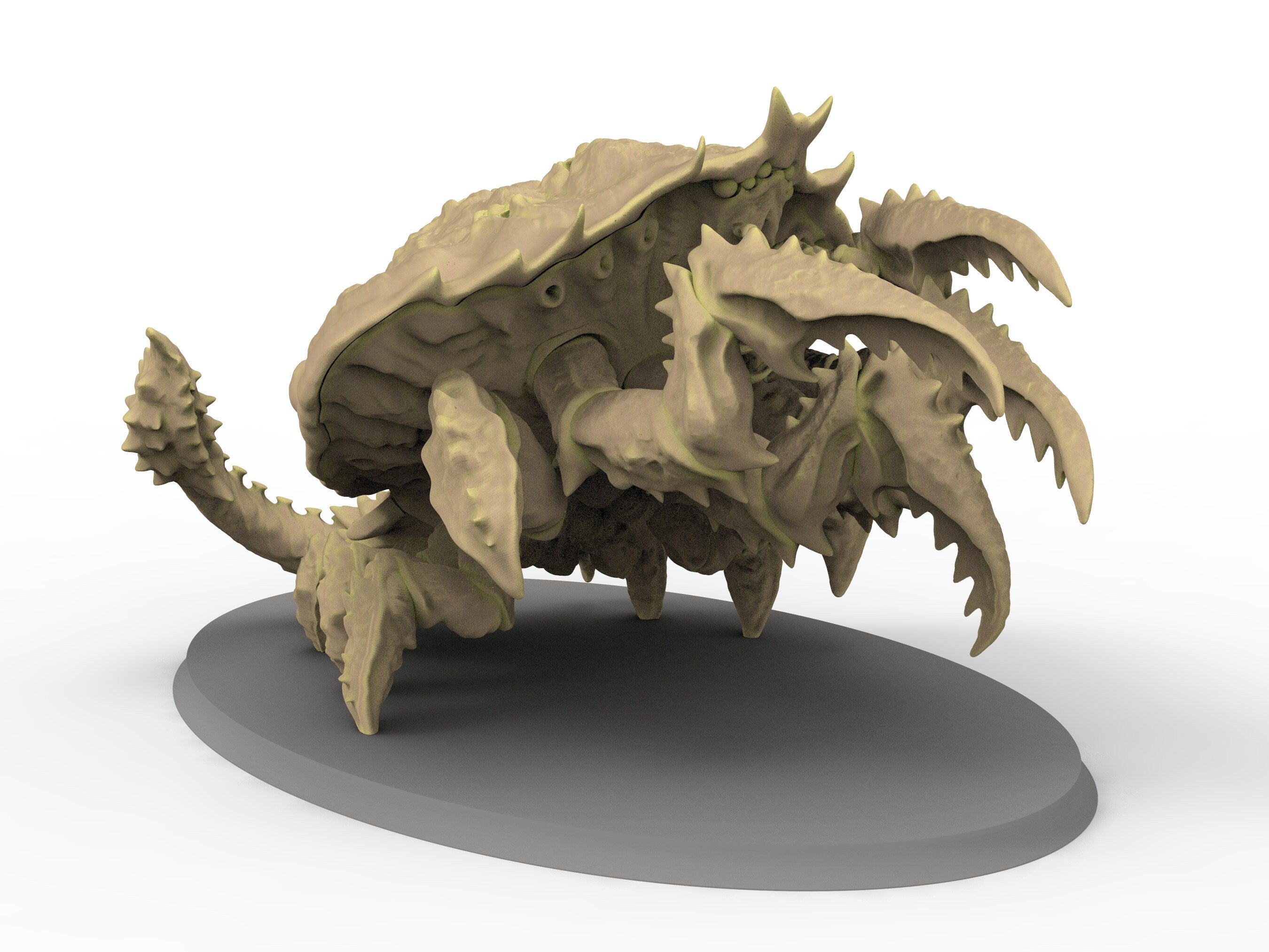 Fukai - Giant Slasher Crab ,usable for tabletop wargame Pathfinder, Dungeons and Dragons and other TTRPS.