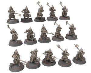 Dwarves - Gur-Adur Banner Bearer, The Dwarfs of The Mountains, for Lotr, Medbury miniatures